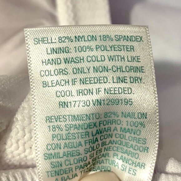 Kona Sol One Piece Purple Stripe Print V-Neck Adjustable Bathing Suit Size S - Picture 10 of 11